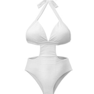 WET White One Piece Swimsuit
